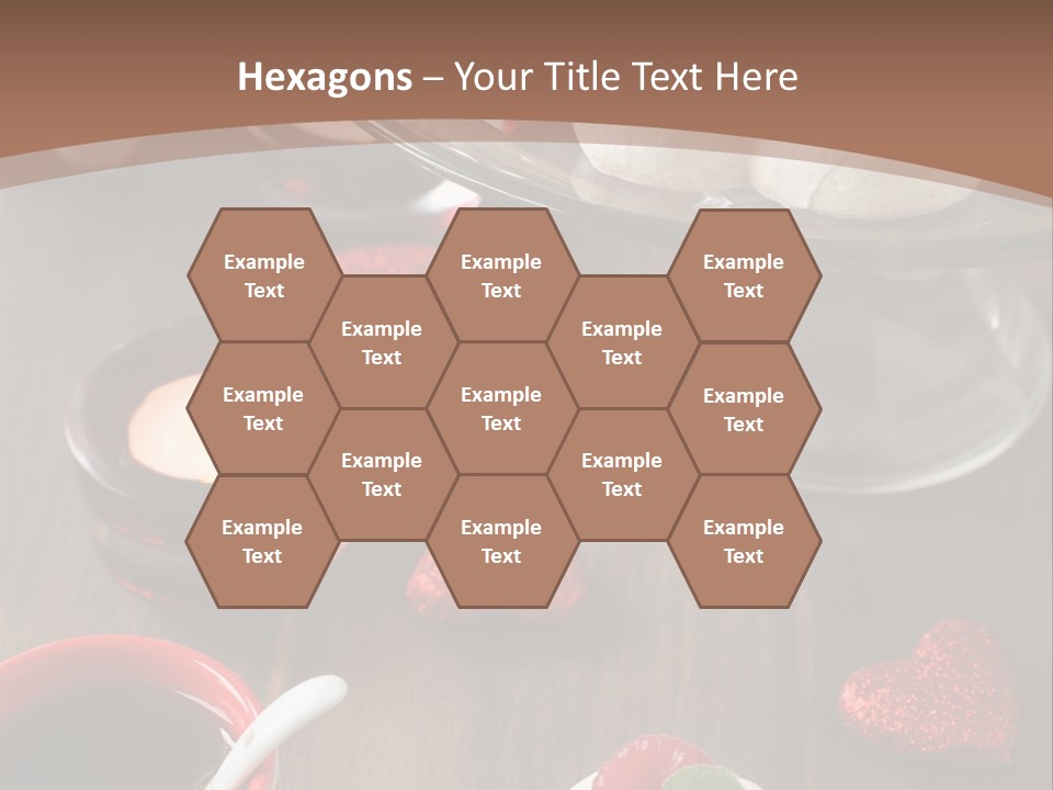 Rich Strawberry Calories PowerPoint Template