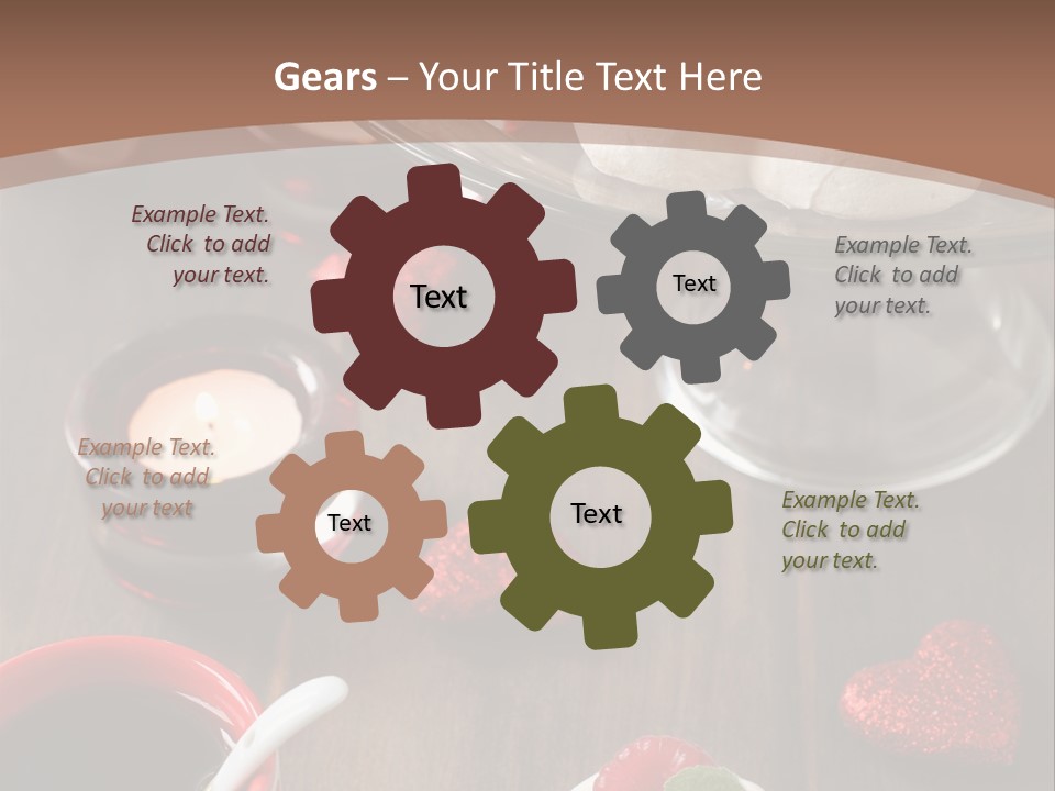 Rich Strawberry Calories PowerPoint Template