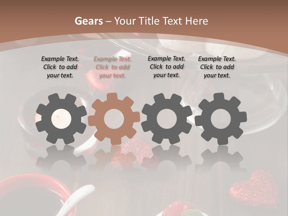 Rich Strawberry Calories PowerPoint Template