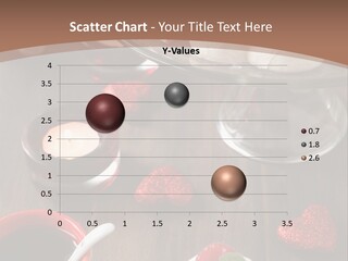 Rich Strawberry Calories PowerPoint Template