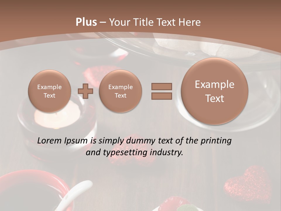 Rich Strawberry Calories PowerPoint Template