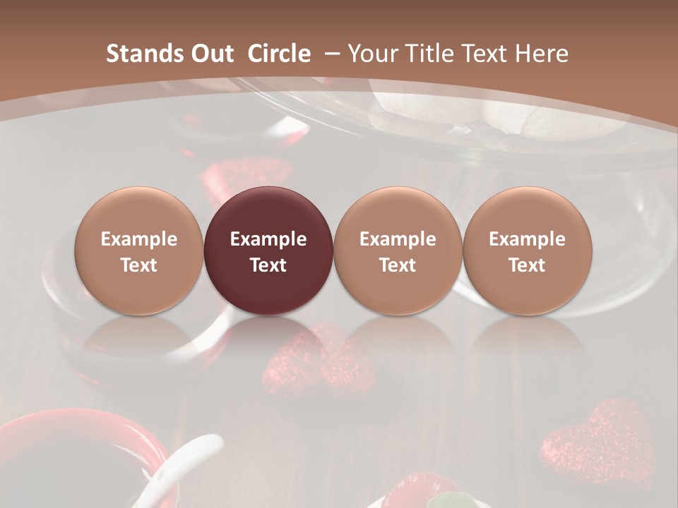 Rich Strawberry Calories PowerPoint Template