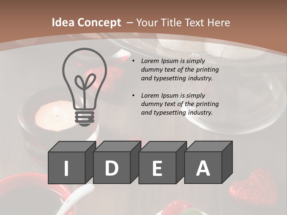 Rich Strawberry Calories PowerPoint Template