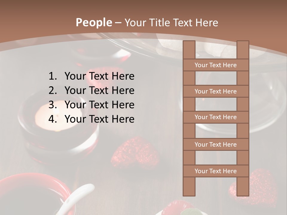 Rich Strawberry Calories PowerPoint Template