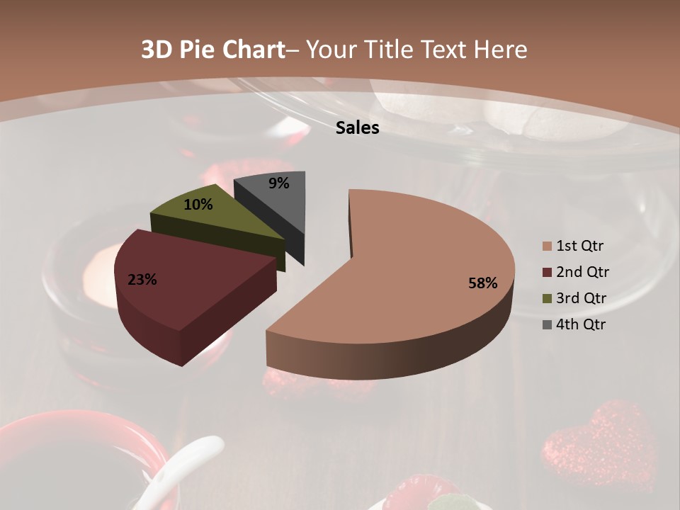 Rich Strawberry Calories PowerPoint Template