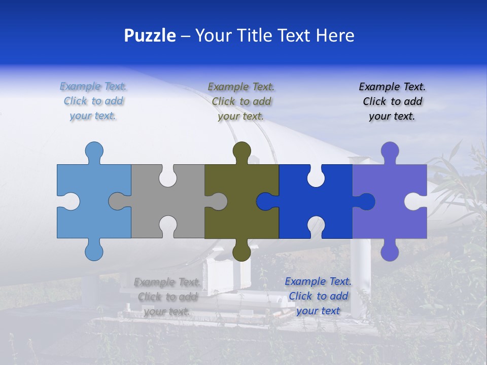 Conduit Fuel Delivering PowerPoint Template