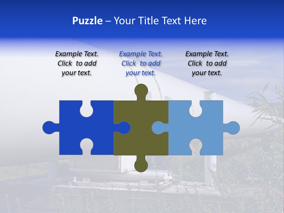Conduit Fuel Delivering PowerPoint Template