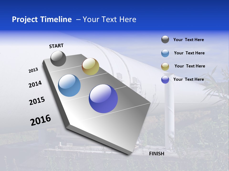 Conduit Fuel Delivering PowerPoint Template