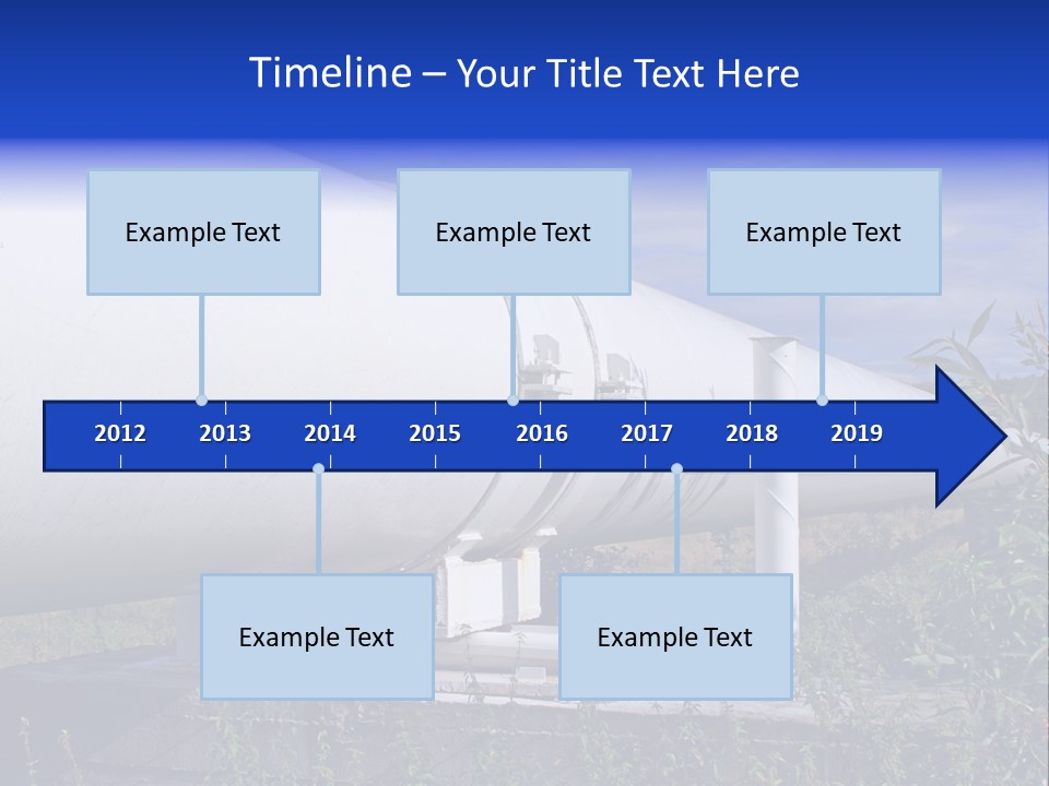 Conduit Fuel Delivering PowerPoint Template