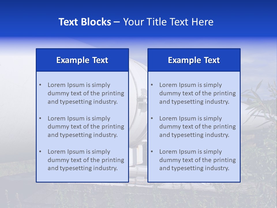Conduit Fuel Delivering PowerPoint Template