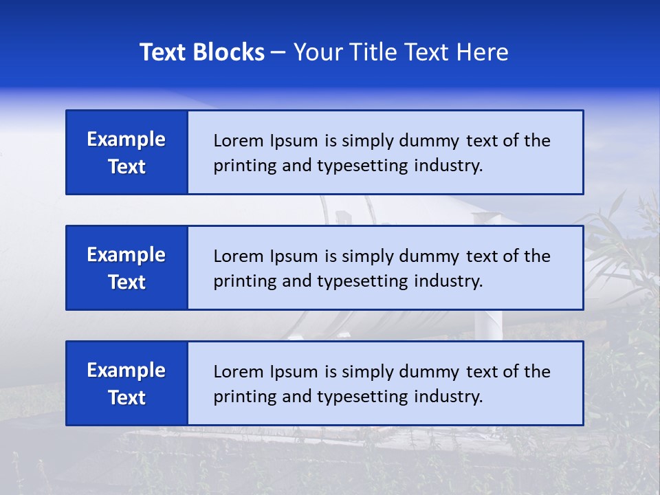 Conduit Fuel Delivering PowerPoint Template