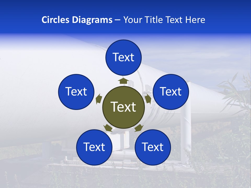 Conduit Fuel Delivering PowerPoint Template