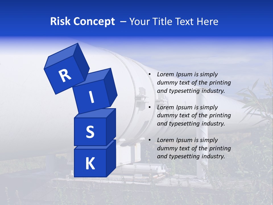 Conduit Fuel Delivering PowerPoint Template