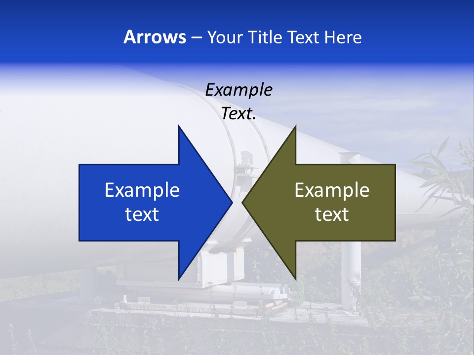 Conduit Fuel Delivering PowerPoint Template