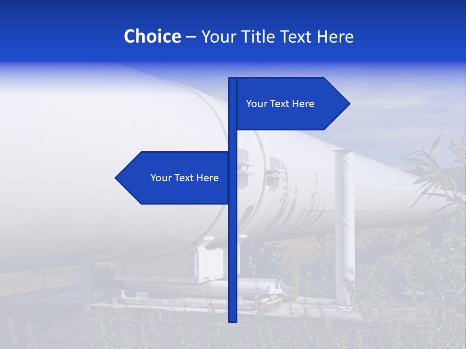 Conduit Fuel Delivering PowerPoint Template
