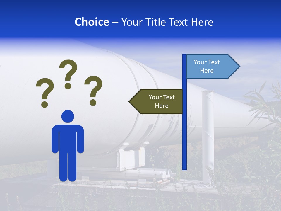Conduit Fuel Delivering PowerPoint Template