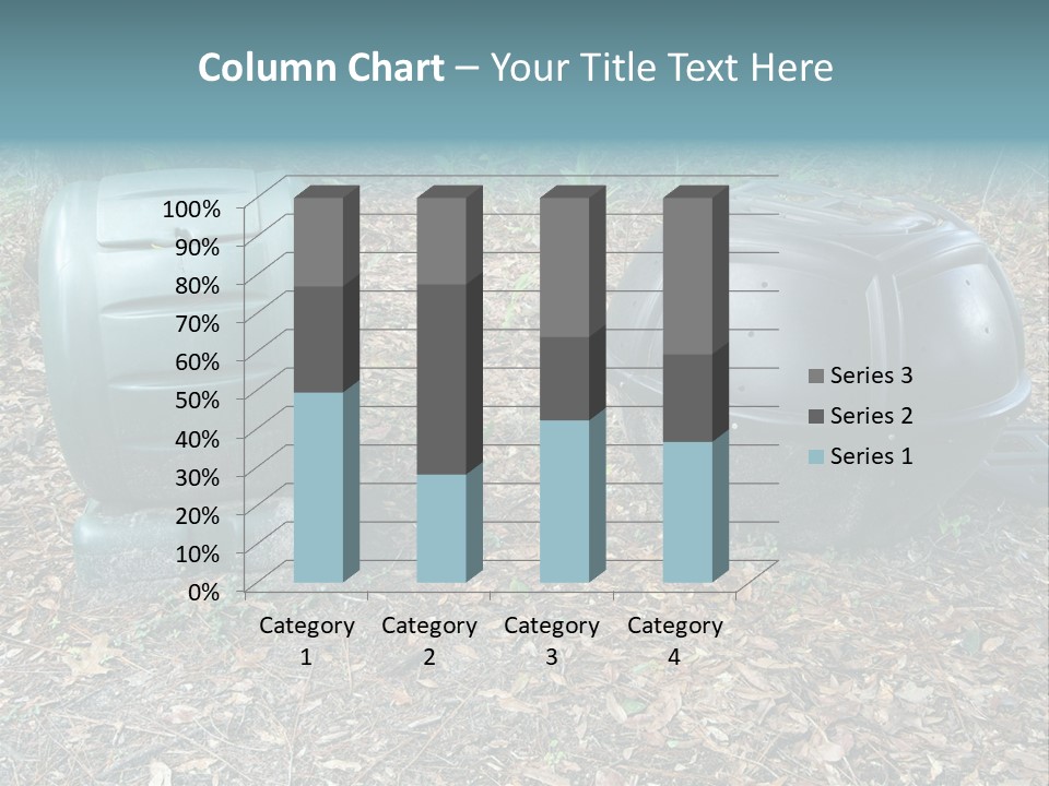 Two Trash Cans Sitting On The Ground In The Woods PowerPoint Template