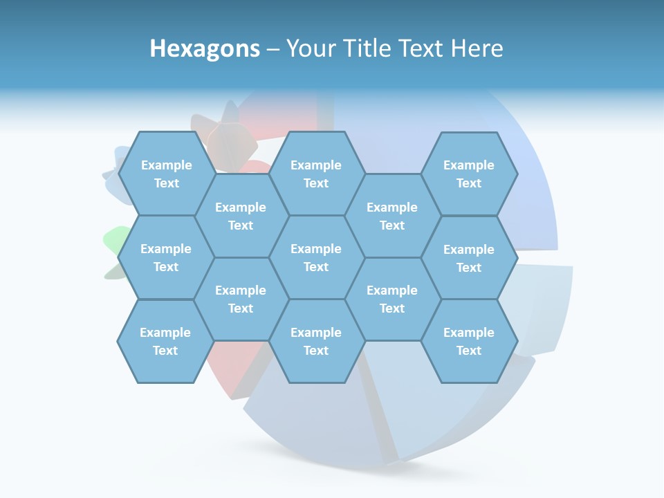 A Blue And Red Arrow Hitting A Red And White Target PowerPoint Template
