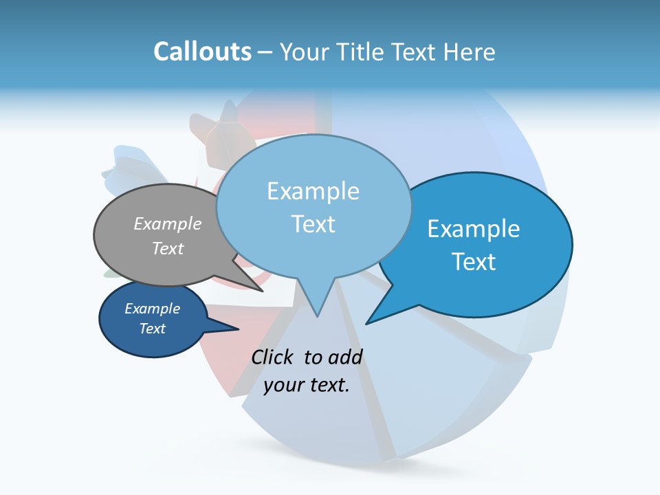 A Blue And Red Arrow Hitting A Red And White Target PowerPoint Template