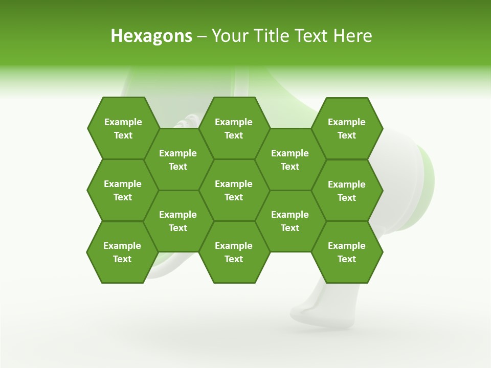 Megaphone Retro Metaphor PowerPoint Template