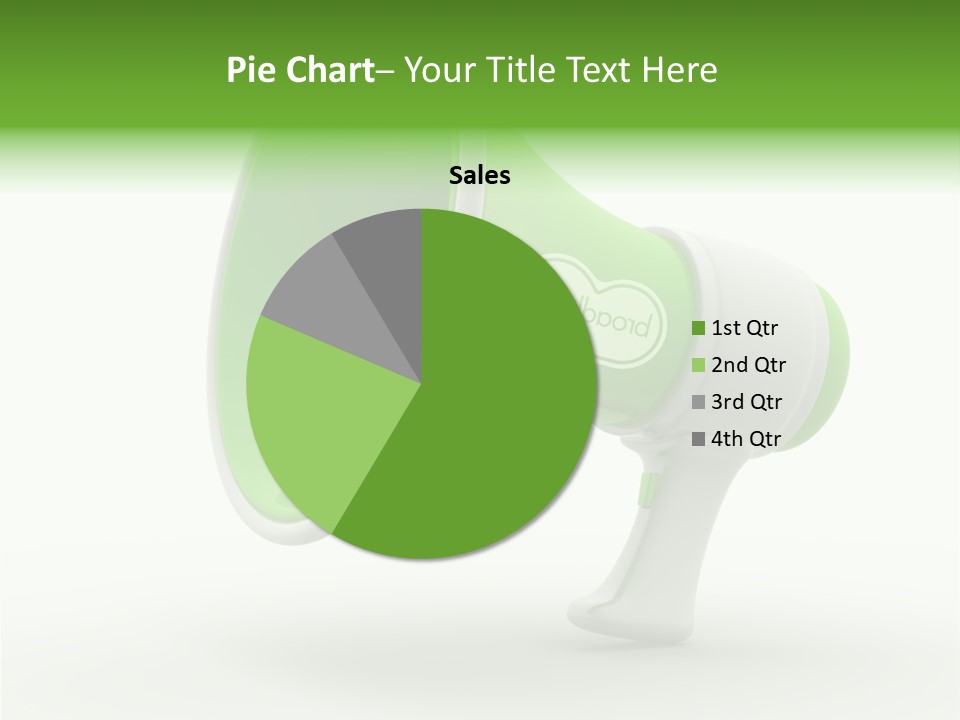 Megaphone Retro Metaphor PowerPoint Template