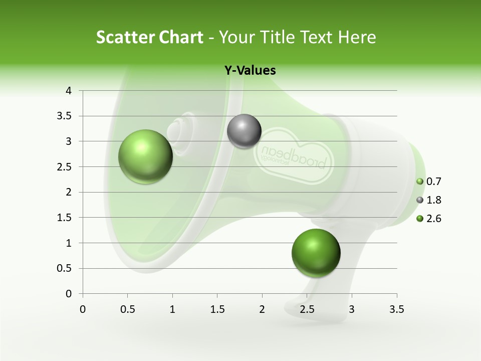 Megaphone Retro Metaphor PowerPoint Template