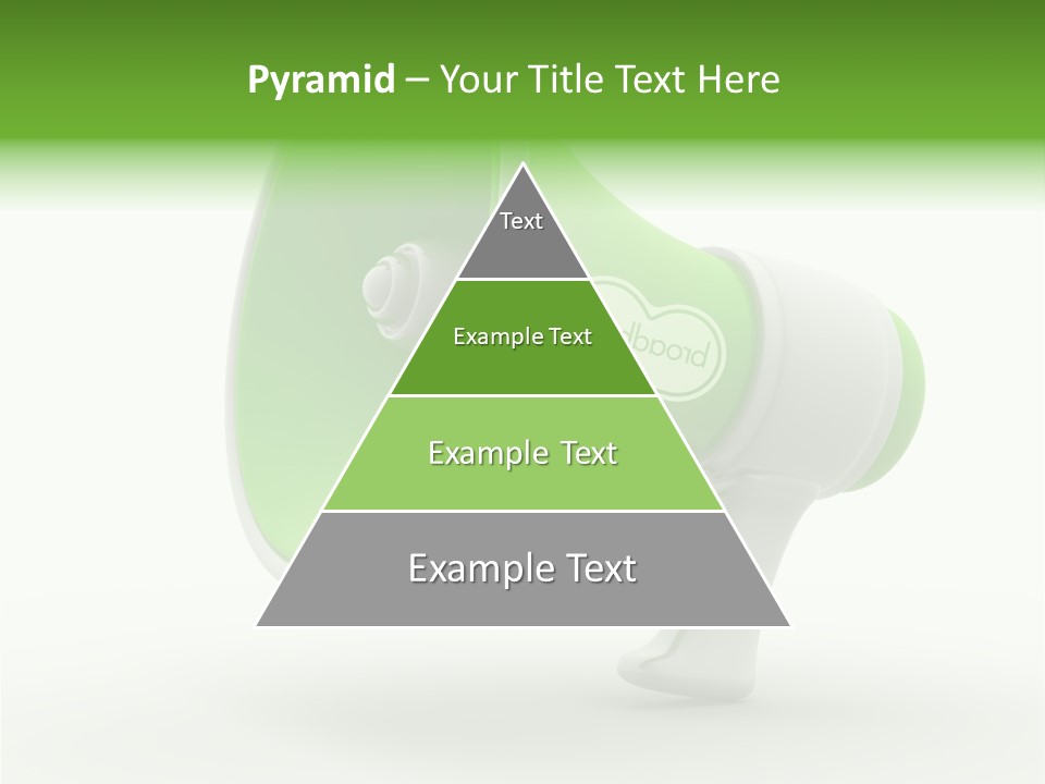 Megaphone Retro Metaphor PowerPoint Template