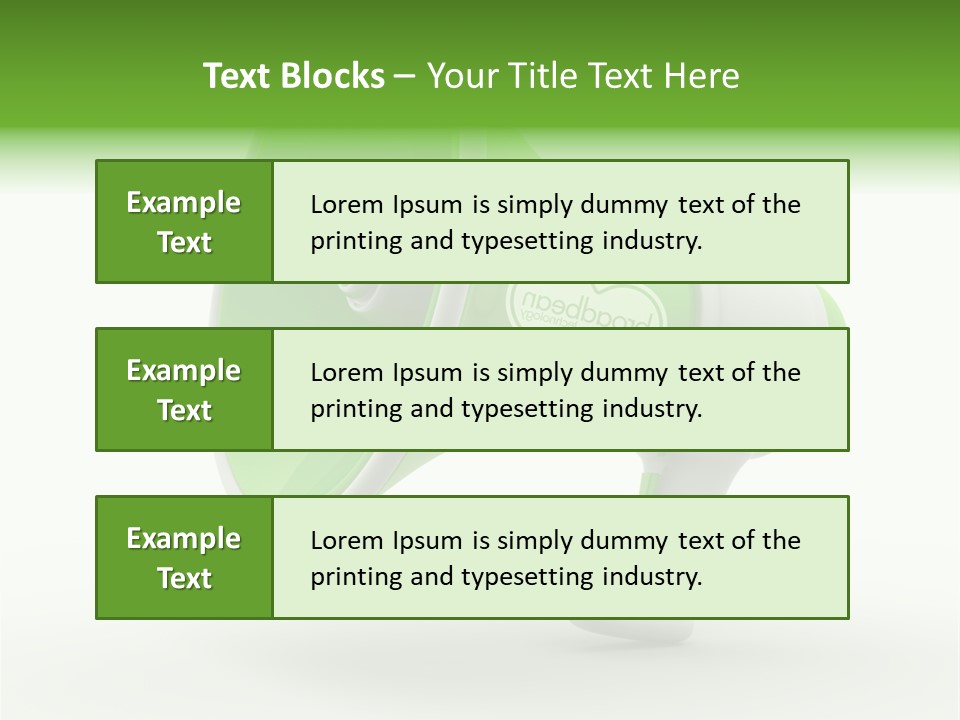 Megaphone Retro Metaphor PowerPoint Template