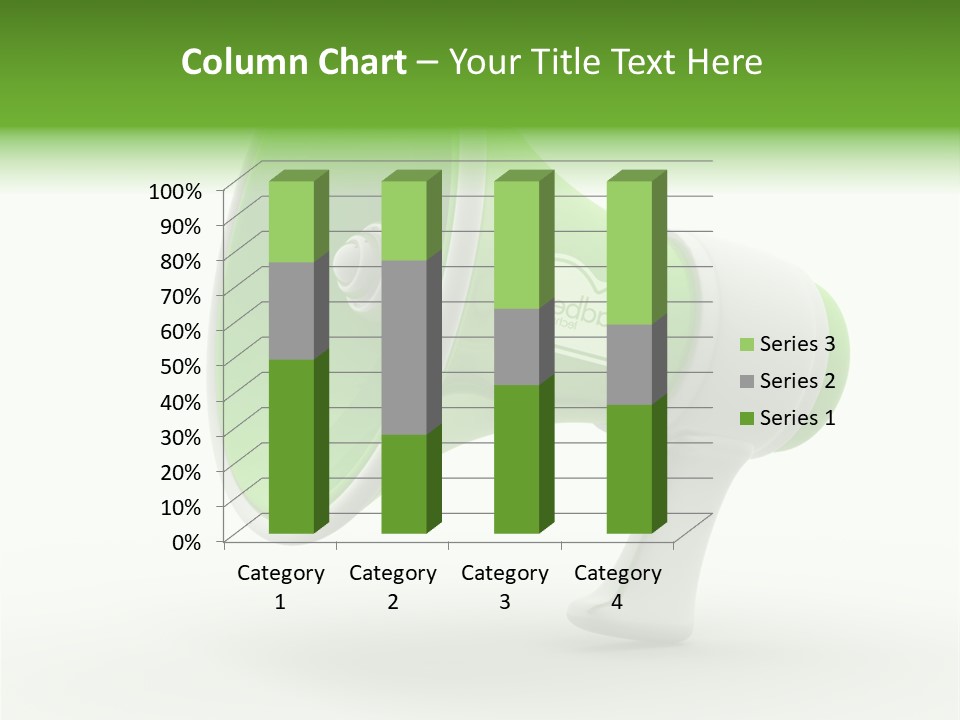 Megaphone Retro Metaphor PowerPoint Template