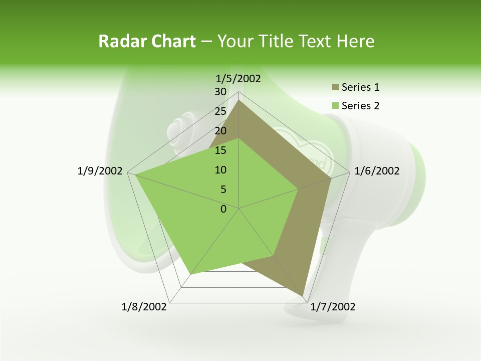 Megaphone Retro Metaphor PowerPoint Template