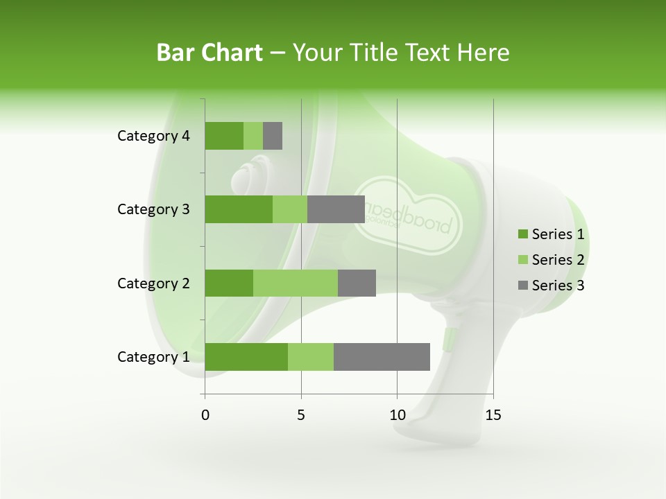 Megaphone Retro Metaphor PowerPoint Template