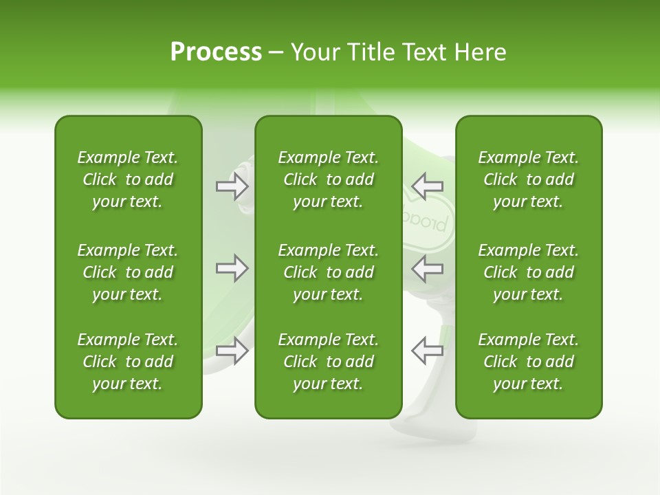 Megaphone Retro Metaphor PowerPoint Template