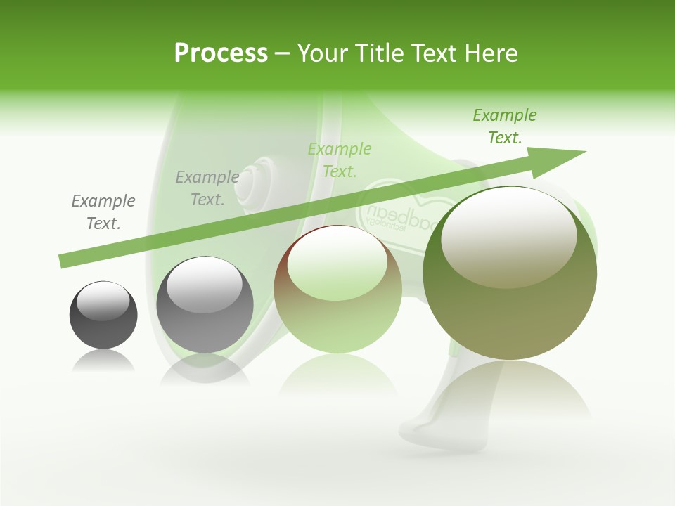 Megaphone Retro Metaphor PowerPoint Template