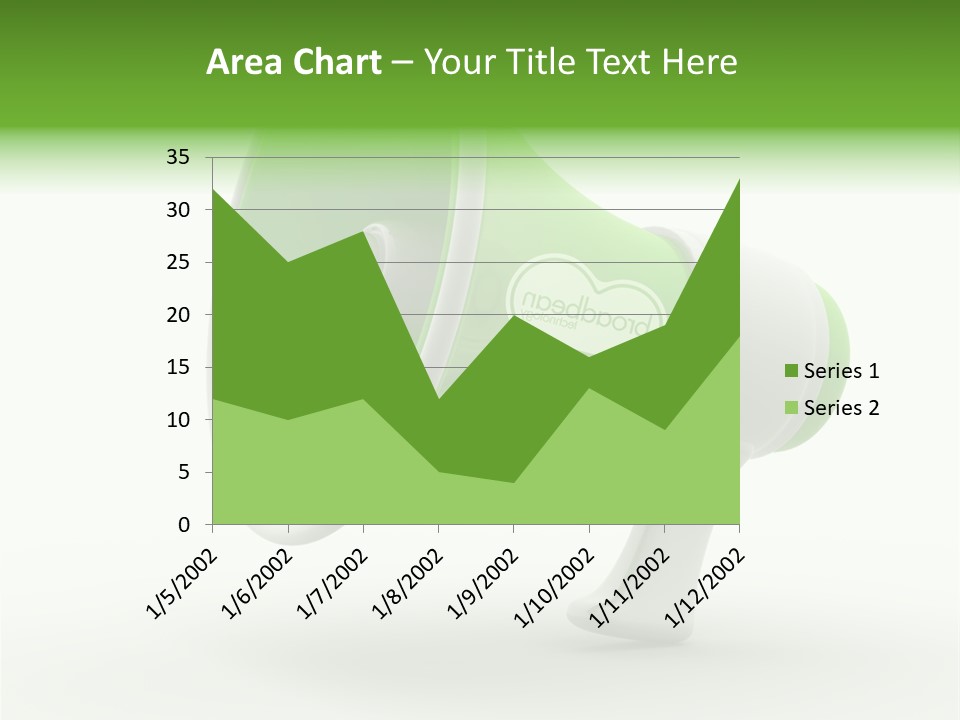 Megaphone Retro Metaphor PowerPoint Template