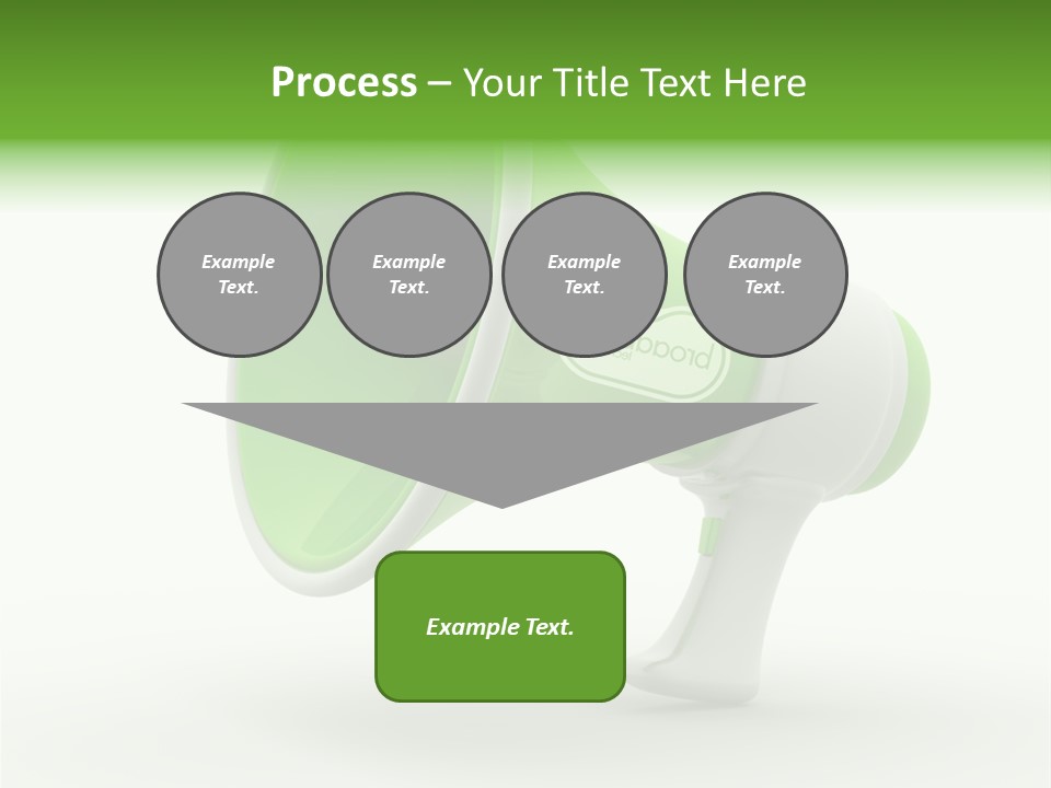 Megaphone Retro Metaphor PowerPoint Template