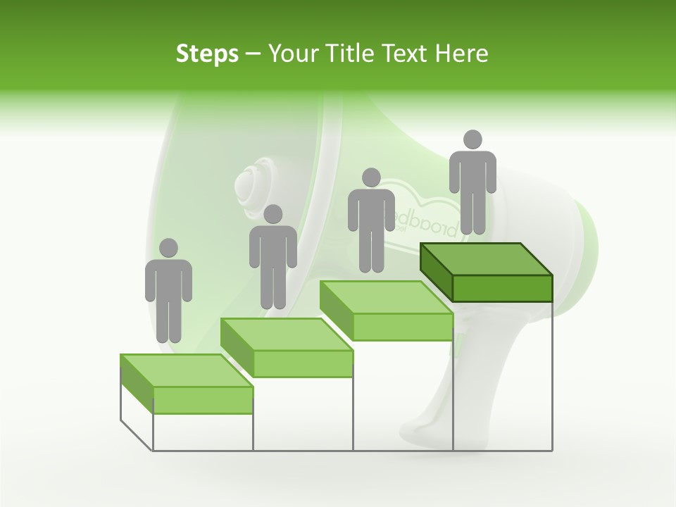 Megaphone Retro Metaphor PowerPoint Template