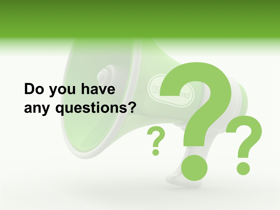 Megaphone Retro Metaphor PowerPoint Template