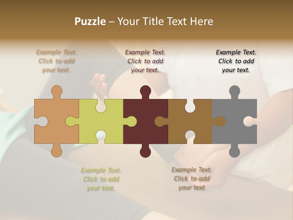 Leg Helpful Female PowerPoint Template