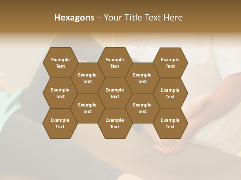 Leg Helpful Female PowerPoint Template