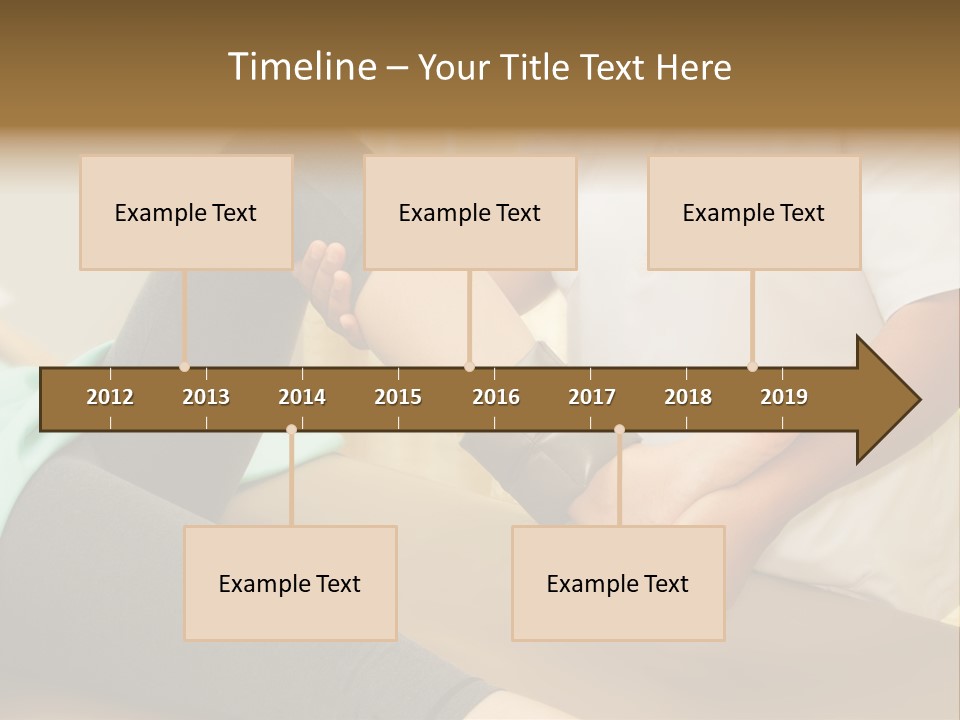 Leg Helpful Female PowerPoint Template