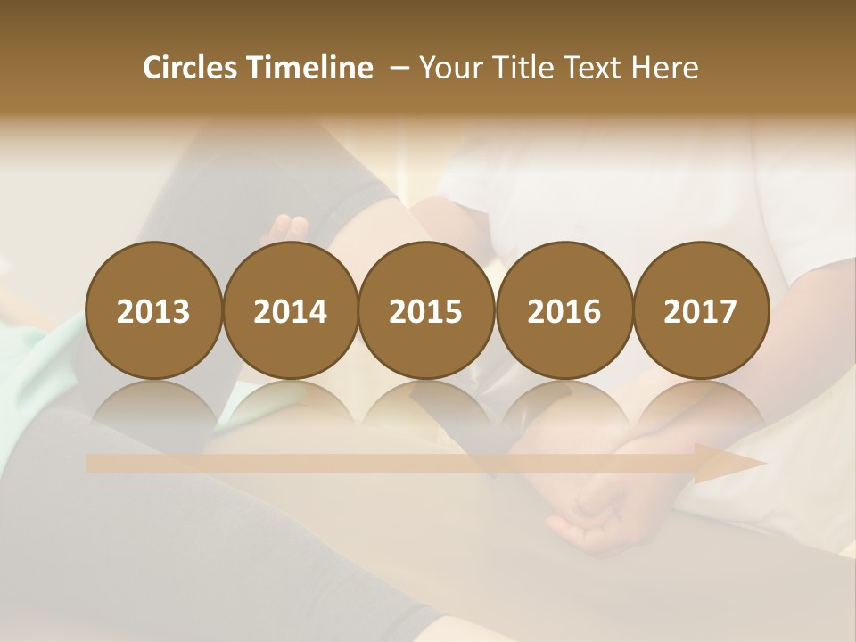 Leg Helpful Female PowerPoint Template