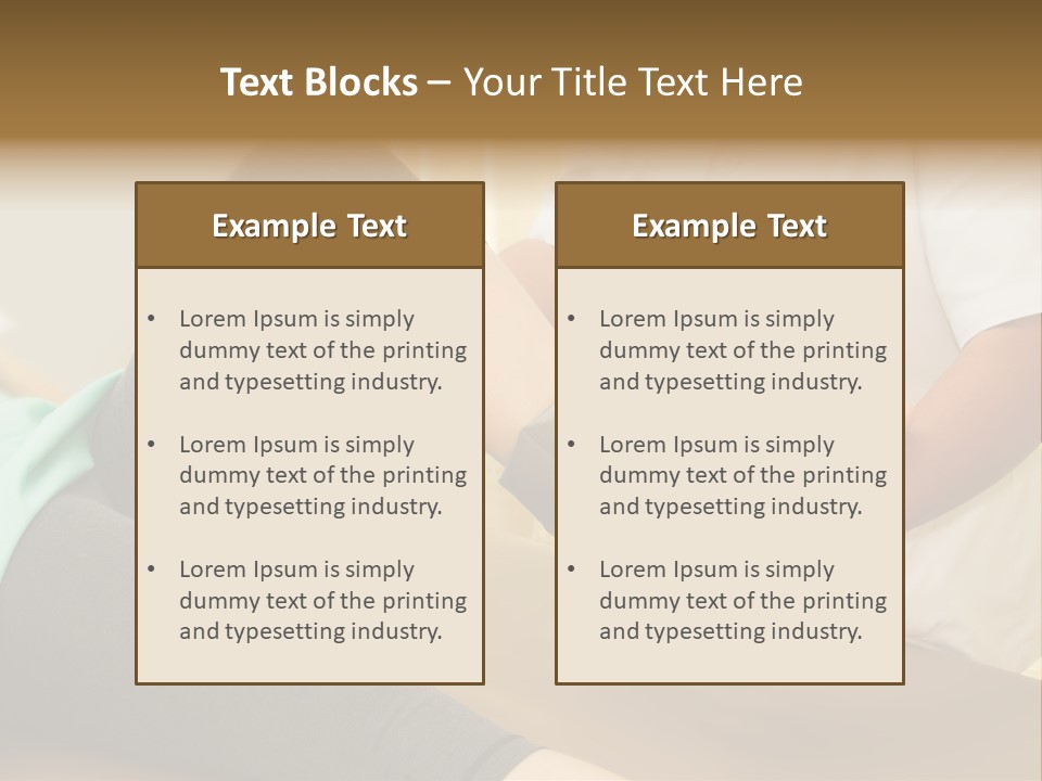 Leg Helpful Female PowerPoint Template