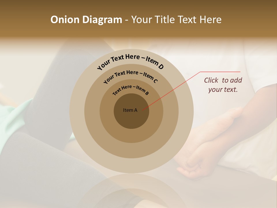 Leg Helpful Female PowerPoint Template