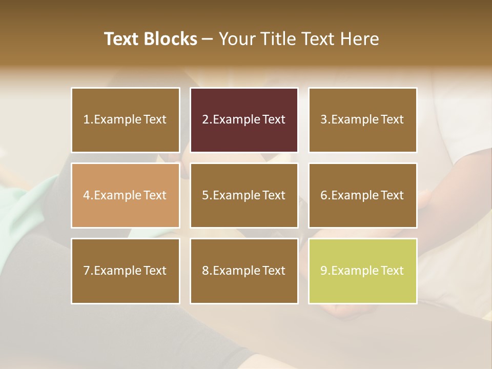 Leg Helpful Female PowerPoint Template