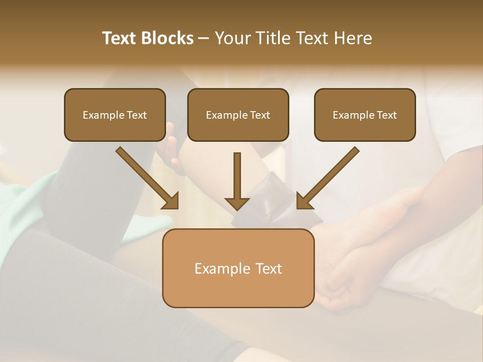 Leg Helpful Female PowerPoint Template