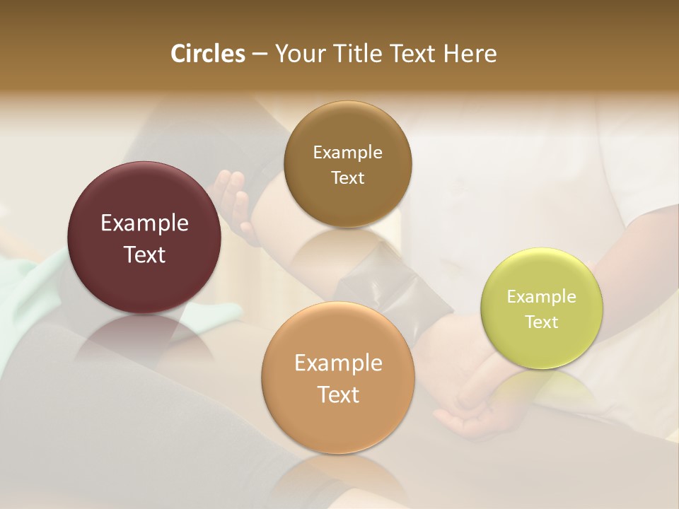 Leg Helpful Female PowerPoint Template