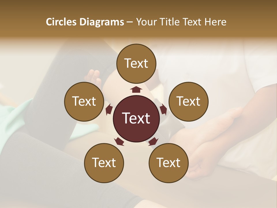 Leg Helpful Female PowerPoint Template