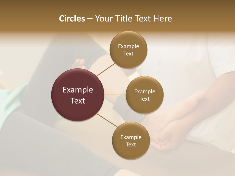 Leg Helpful Female PowerPoint Template