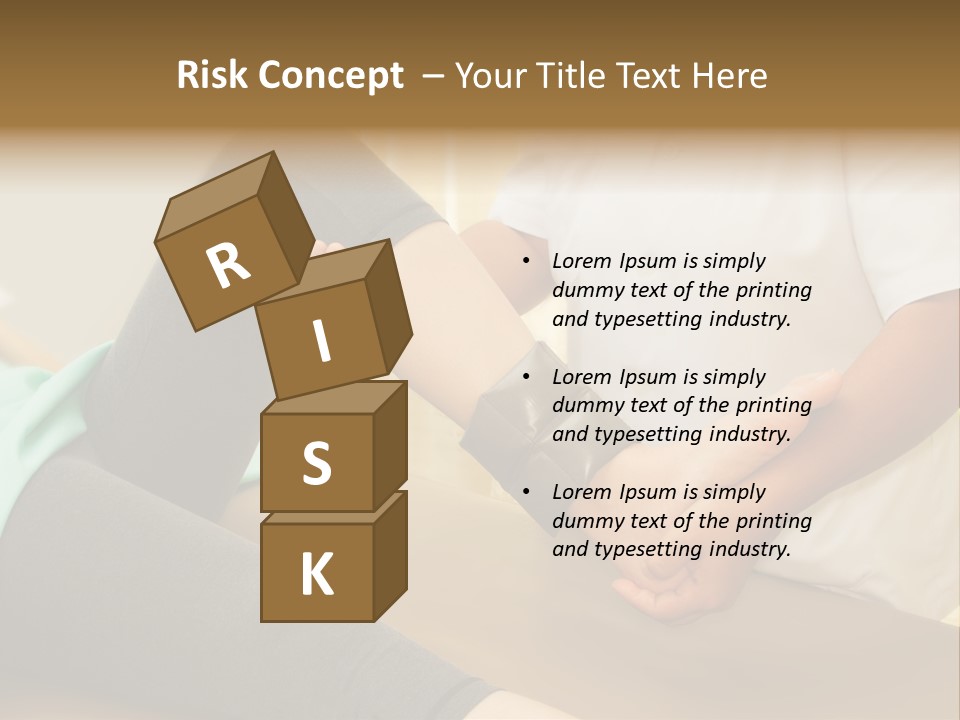 Leg Helpful Female PowerPoint Template