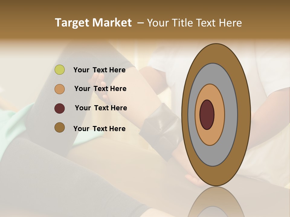 Leg Helpful Female PowerPoint Template